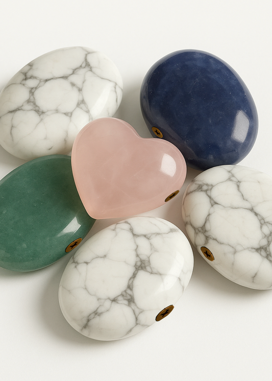 HALO STONE - Oval White Turquiose