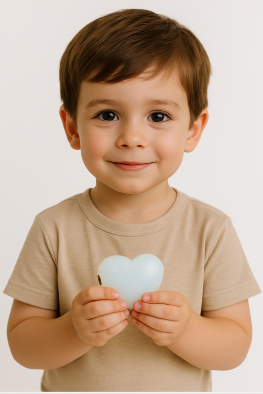 HALO STONE - Heart Opal